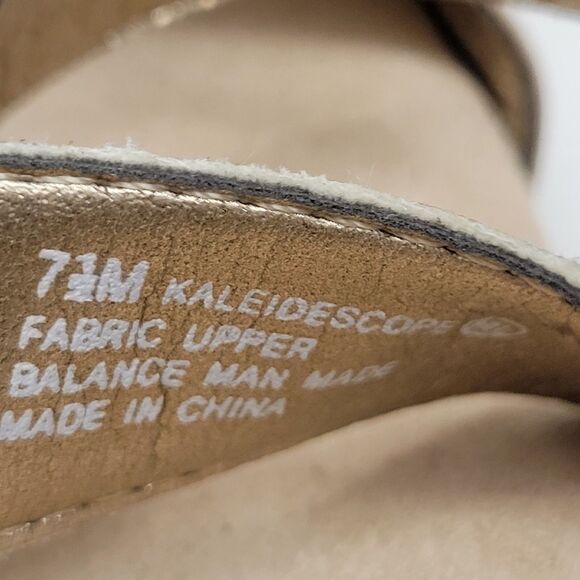 A2 By Aerosoles Heelrest Slip On Sandals Gold Sz 7.5 M - Picture 8 of 11